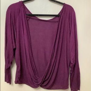 Open back flowy women’s top